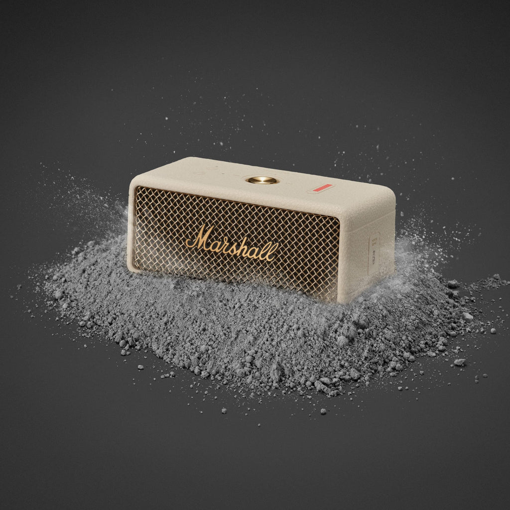 Marshall Emberton III tragbare Bluetooth Lautsprecher, kabellos, IP67 Staub und wasserfest, über 32 Stunden Spielzeit - Creme