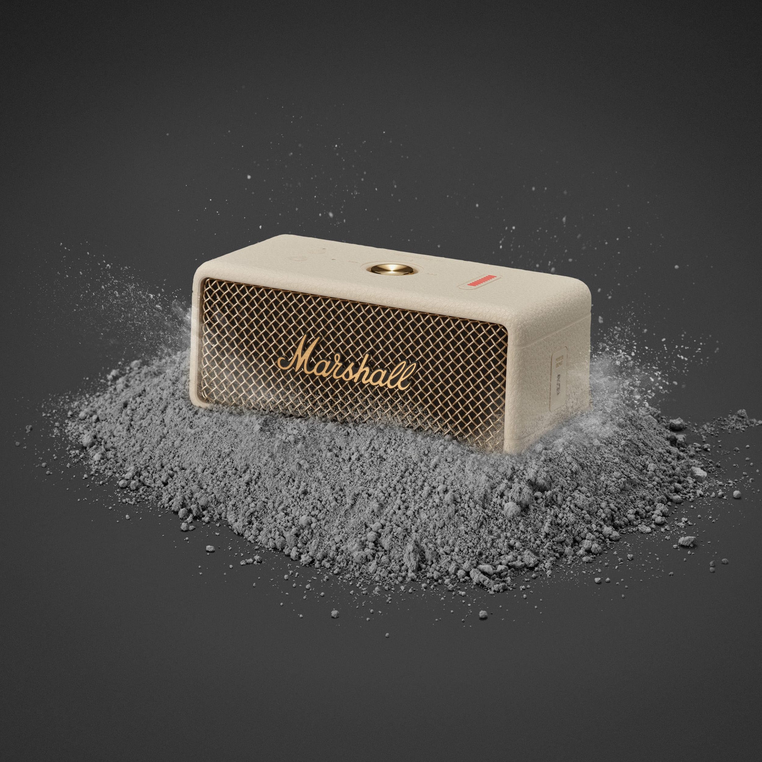 Marshall Emberton III tragbare Bluetooth Lautsprecher, kabellos, IP67 Staub und wasserfest, über 32 Stunden Spielzeit - Creme