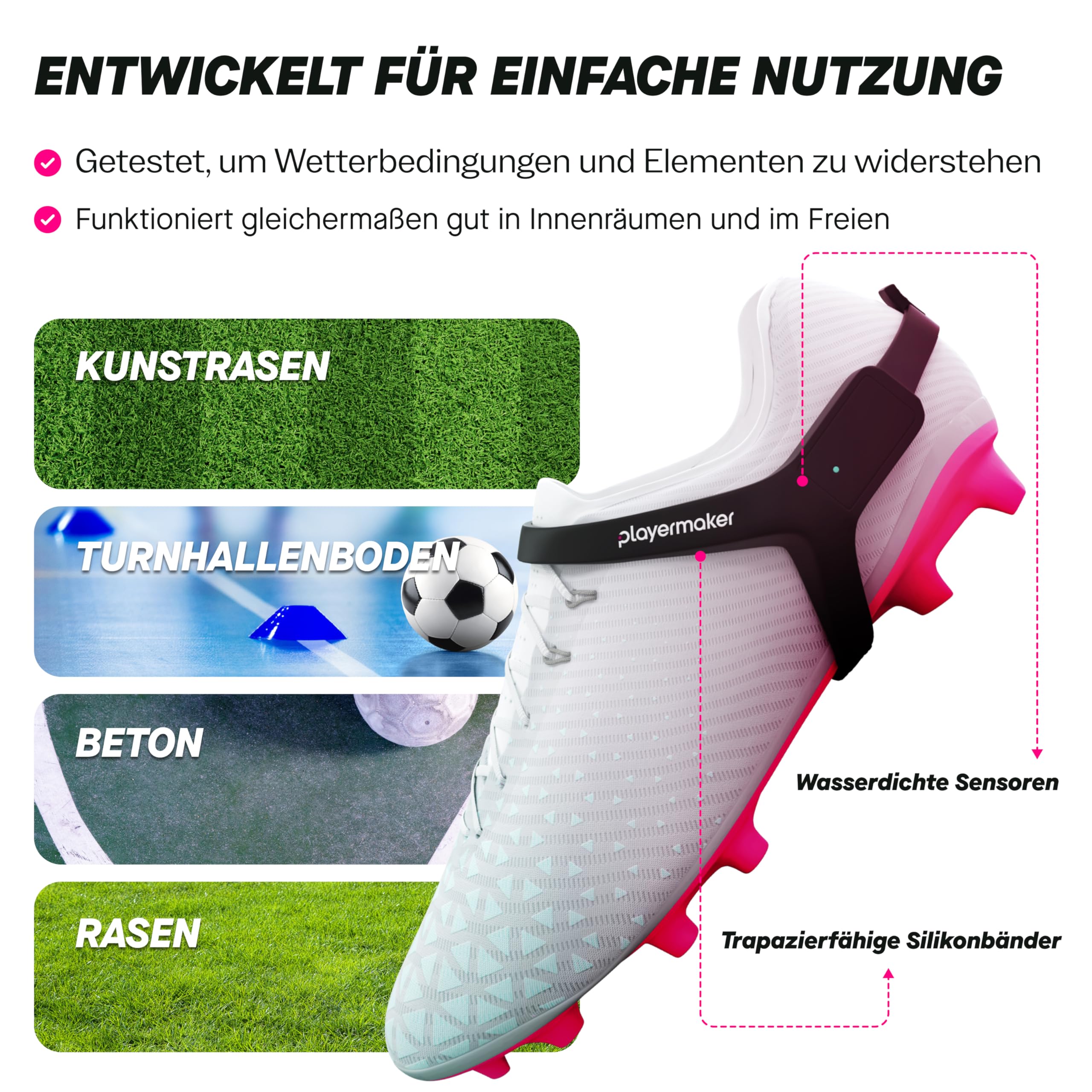 Playermaker Smart Fußball Tracker