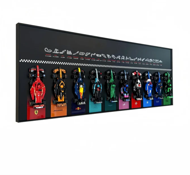 Wandrahmen für LEGO® Speed Champions F1 Modelle