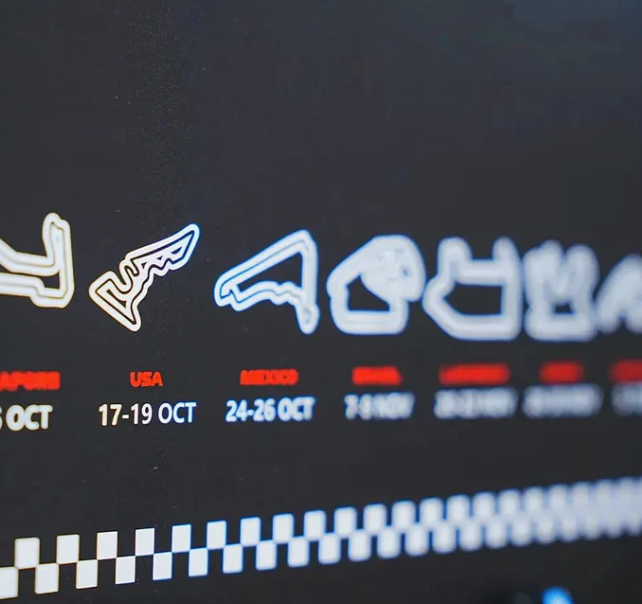 Wandrahmen für LEGO® Speed Champions F1 Modelle