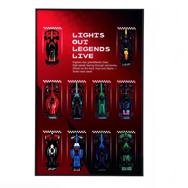 Wandrahmen für LEGO® Speed Champions F1