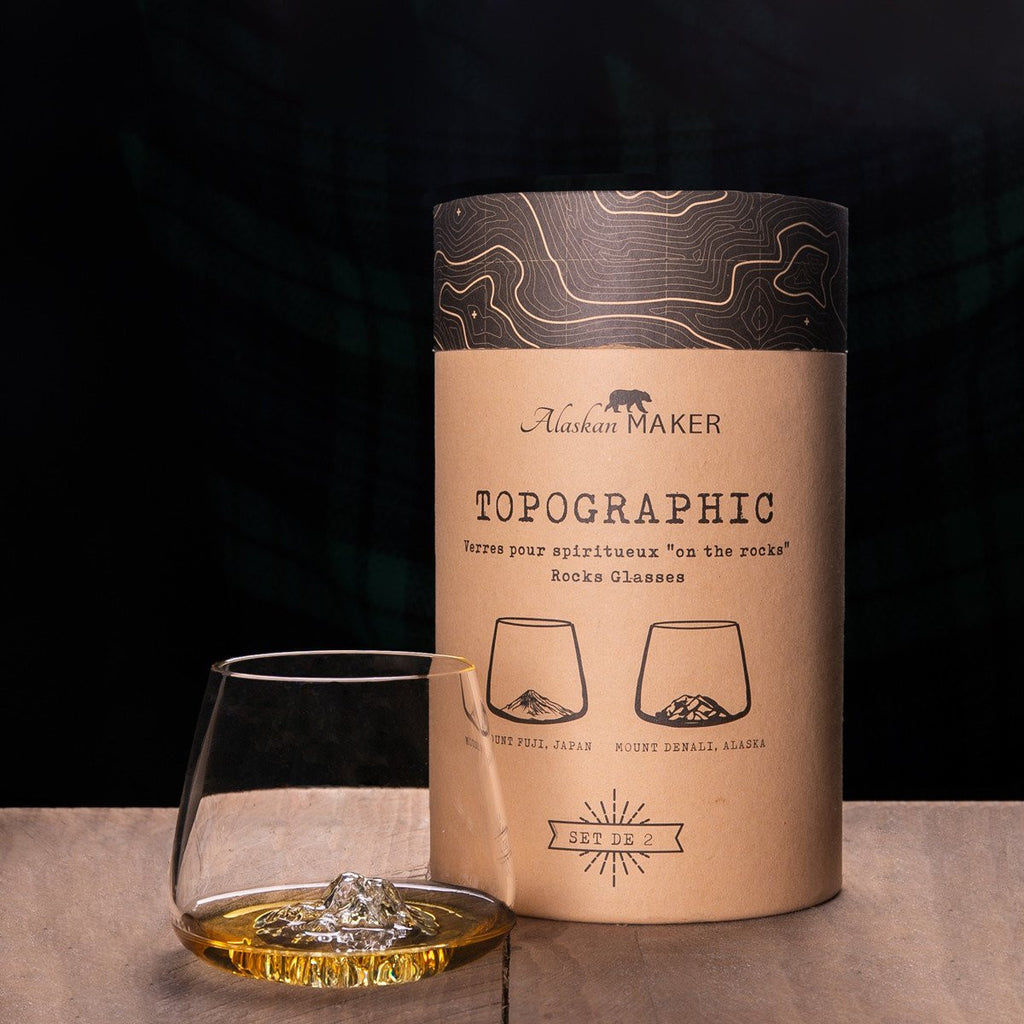 DESIGN WHISKY GLAS - MT FUJI & DENALI 3Scoutz 1