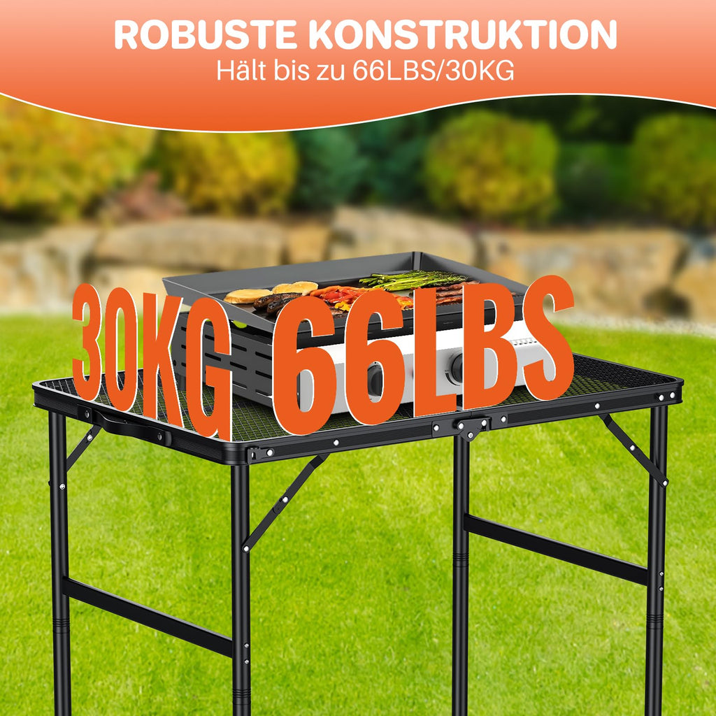 Klappbarer Grilltisch