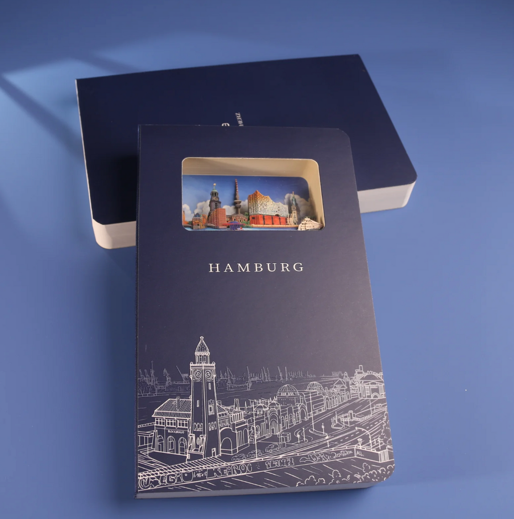 Hamburg 3D-Notizbuch (analog)