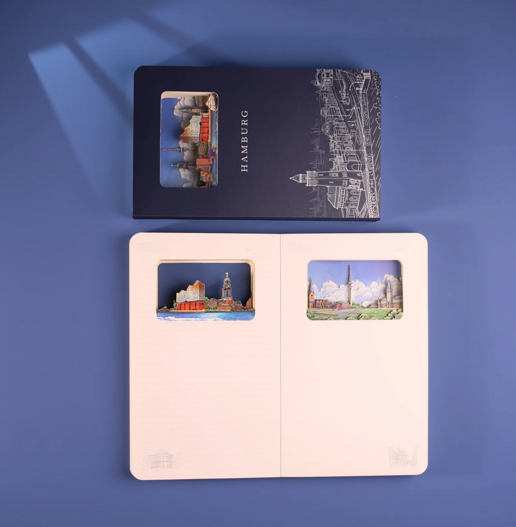 Hamburg 3D-Notizbuch (analog)