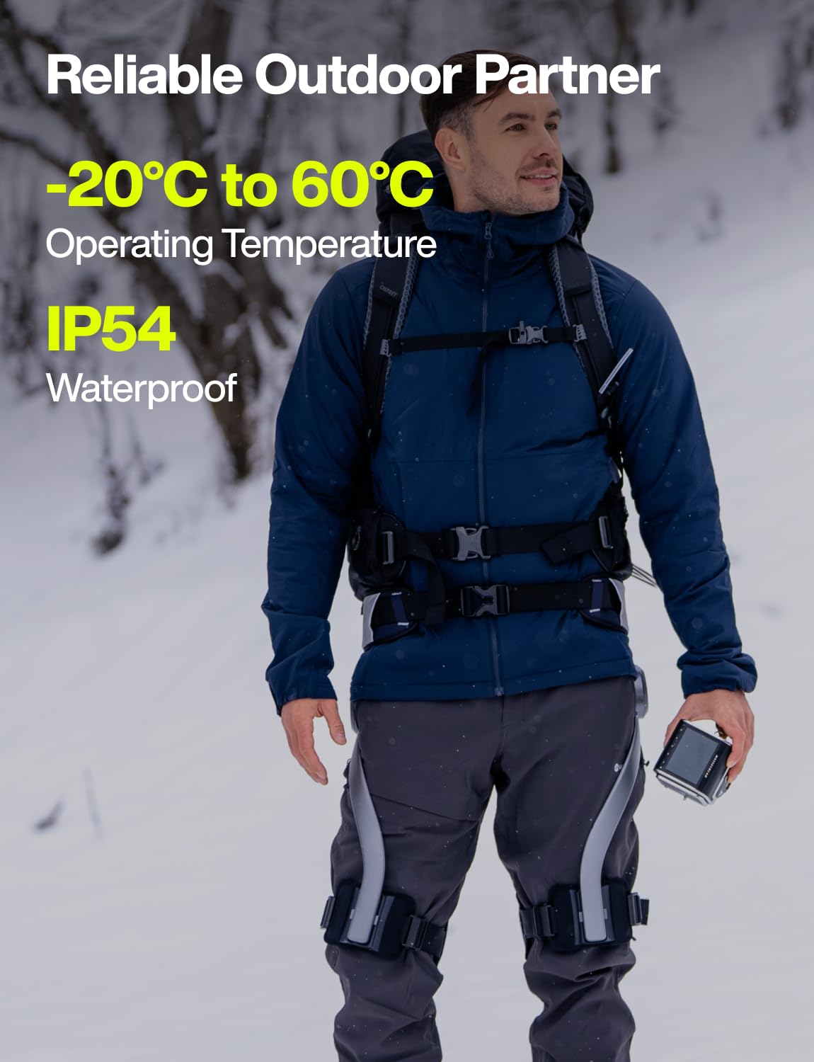 Hypershell X Pro KI-gestütztes Tragbares Exoskelett, 800W Max. Unterstützung, Volle KI Motion Engine, Smarte Adaptive Mobilität, App-verbunden