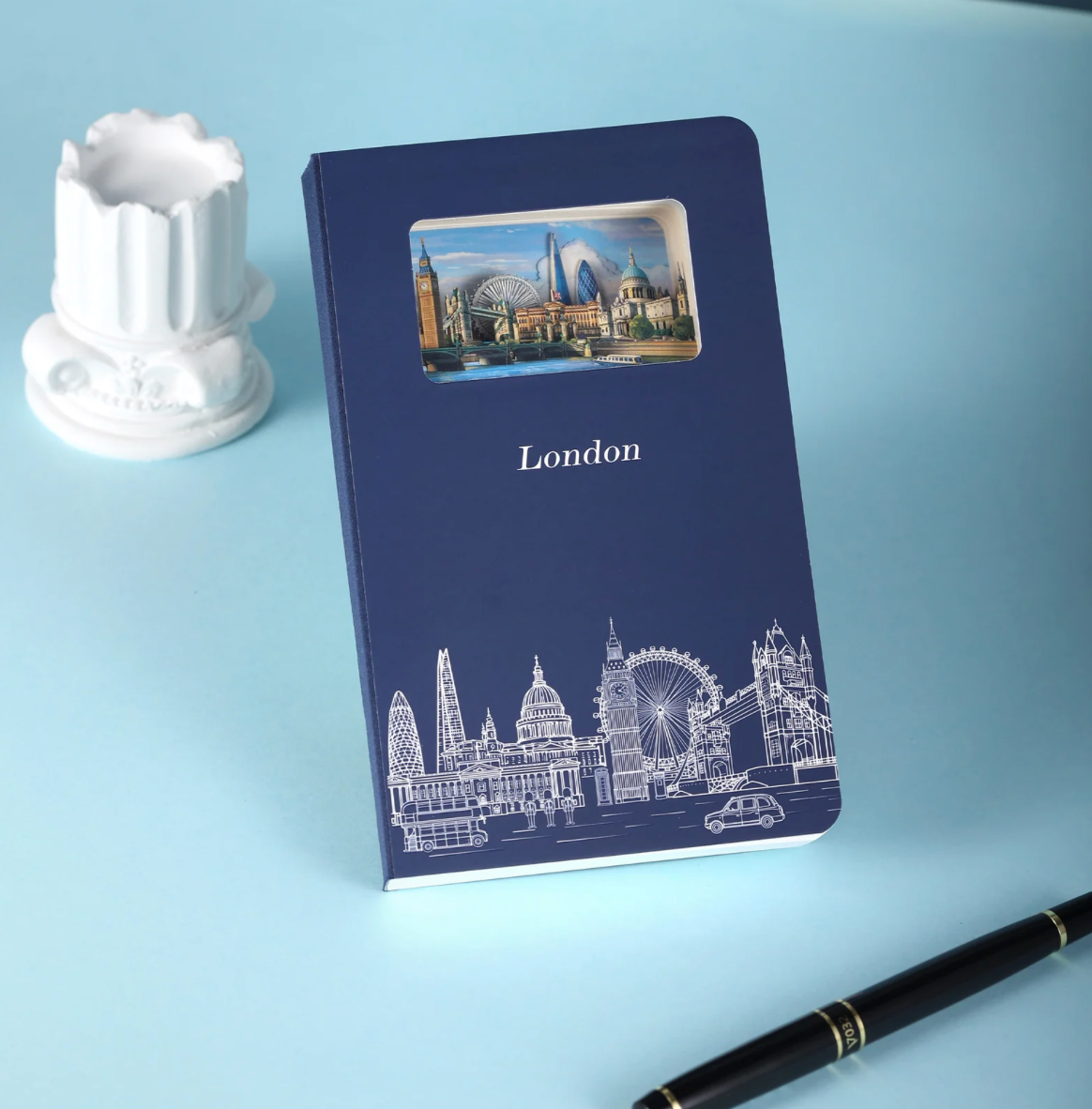 London 3D-Notizbuch (analog)