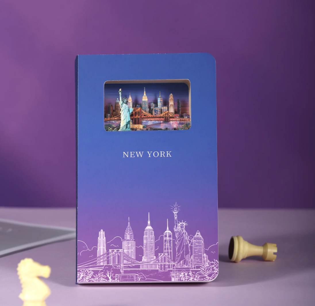New York 3D-Notizbuch (analog)