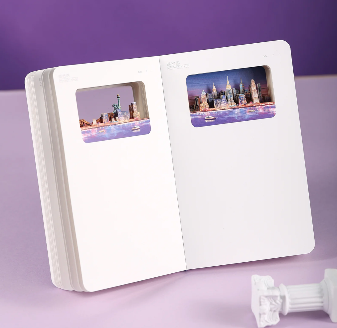 New York 3D-Notizbuch (analog)