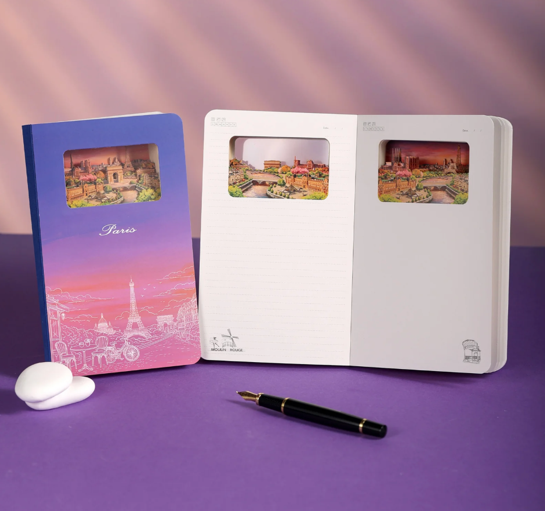 Paris 3D-Notizbuch (analog)