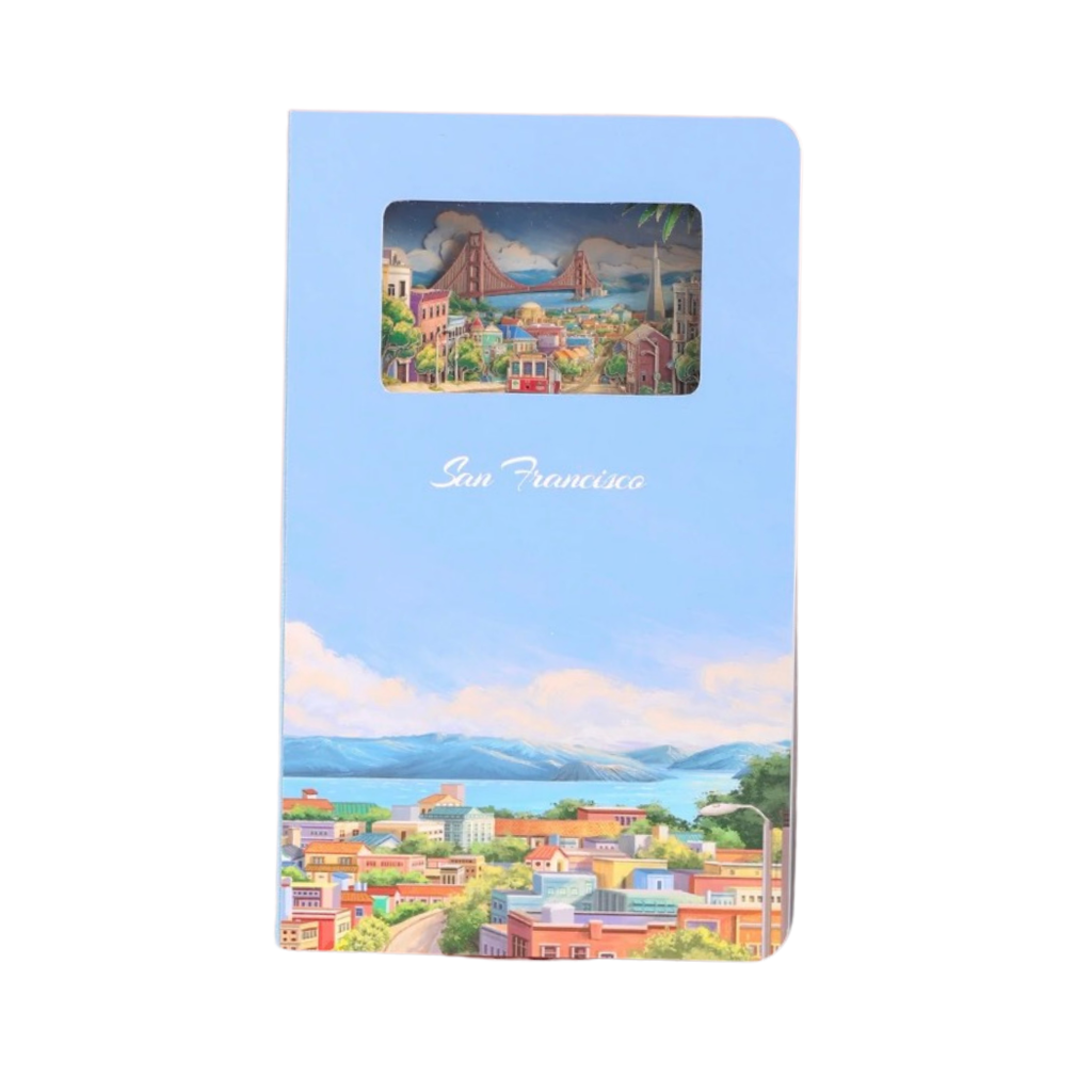 San Francisco 3D-Notizbuch (analog)