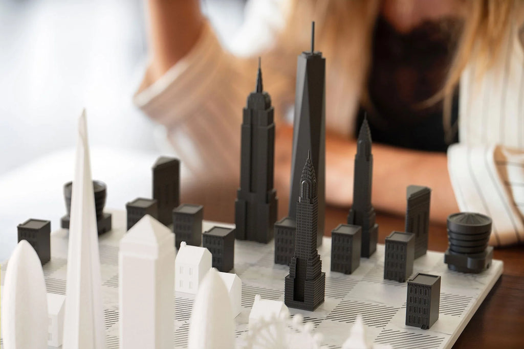 SCHACH - SKYLINE LONDON VS NEW YORK