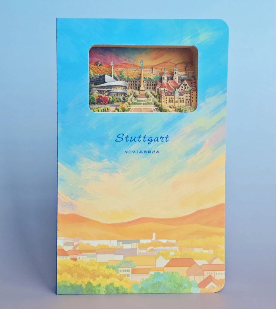 Stuttgart 3D-Notizbuch (analog)