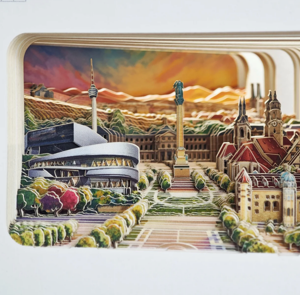 Stuttgart 3D-Notizbuch (analog)