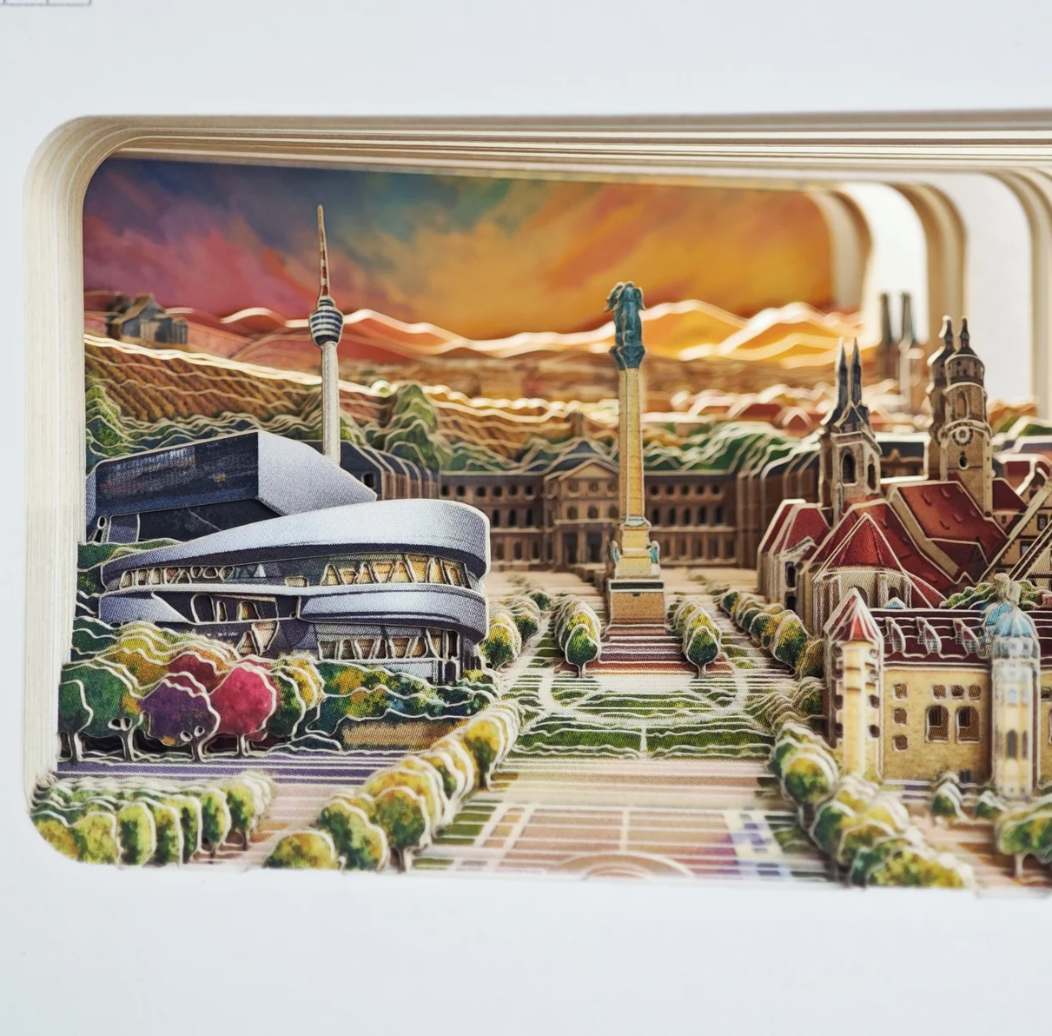 Stuttgart 3D-Notizbuch (analog)