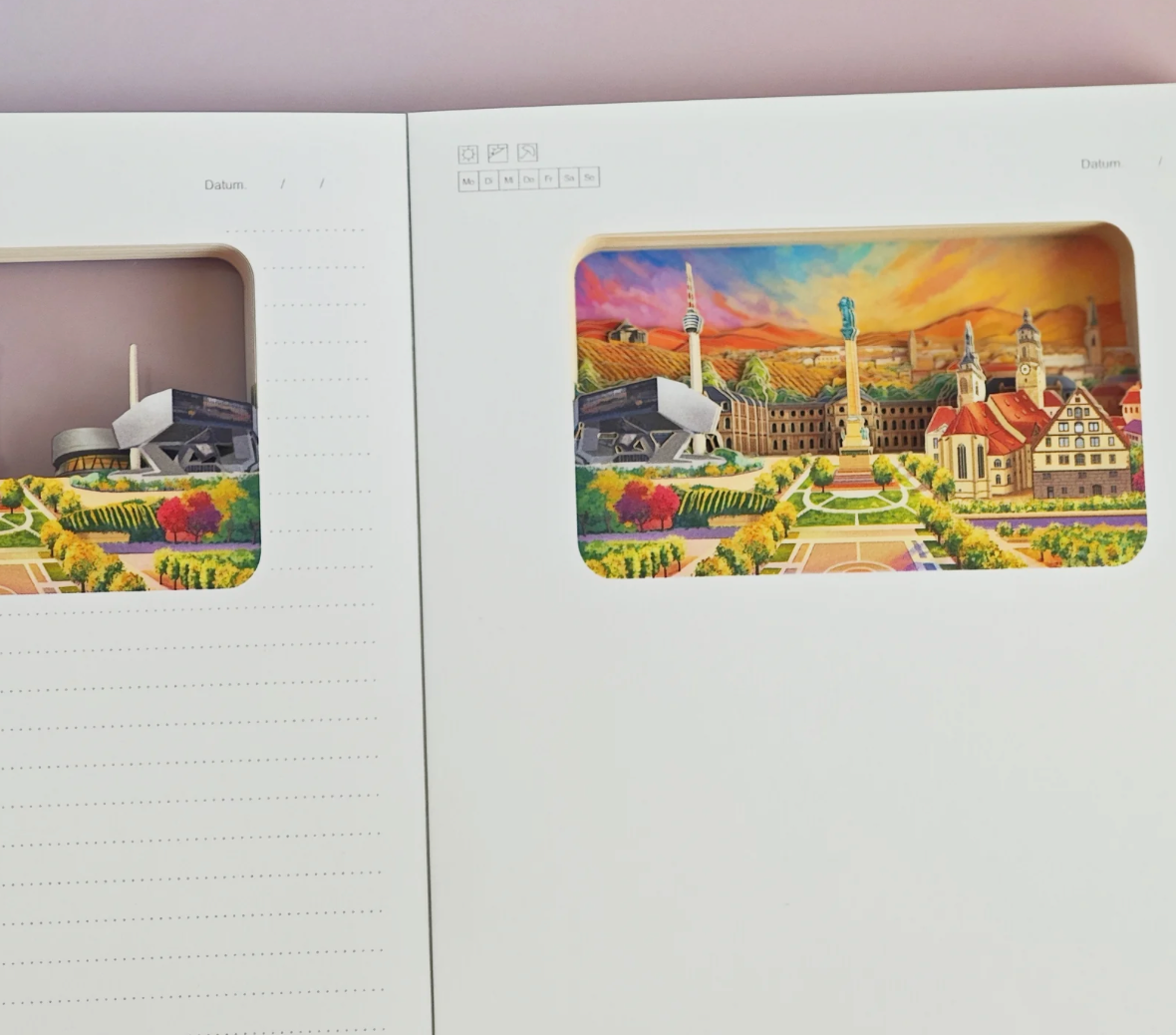 Stuttgart 3D-Notizbuch (analog)
