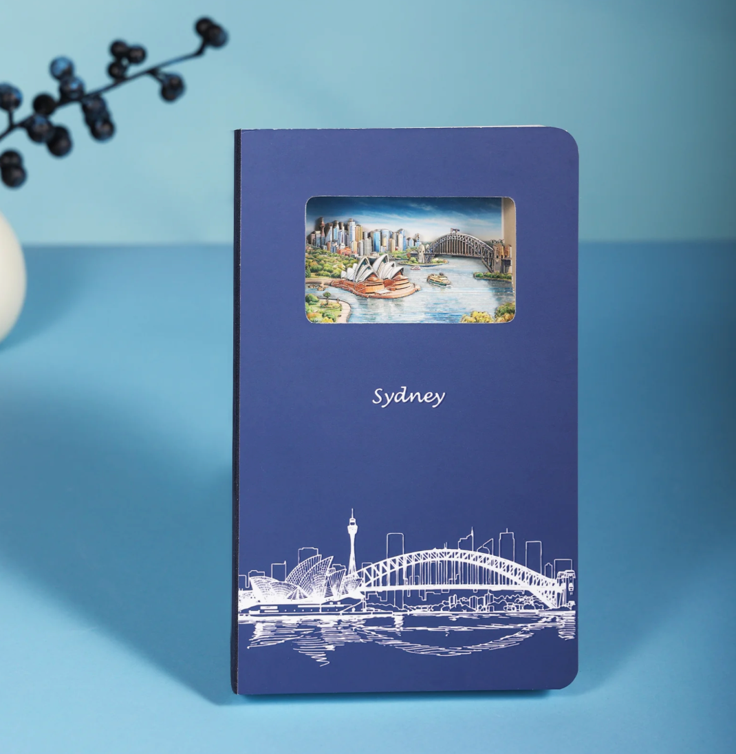 sydney 3D-Notizbuch (analog)