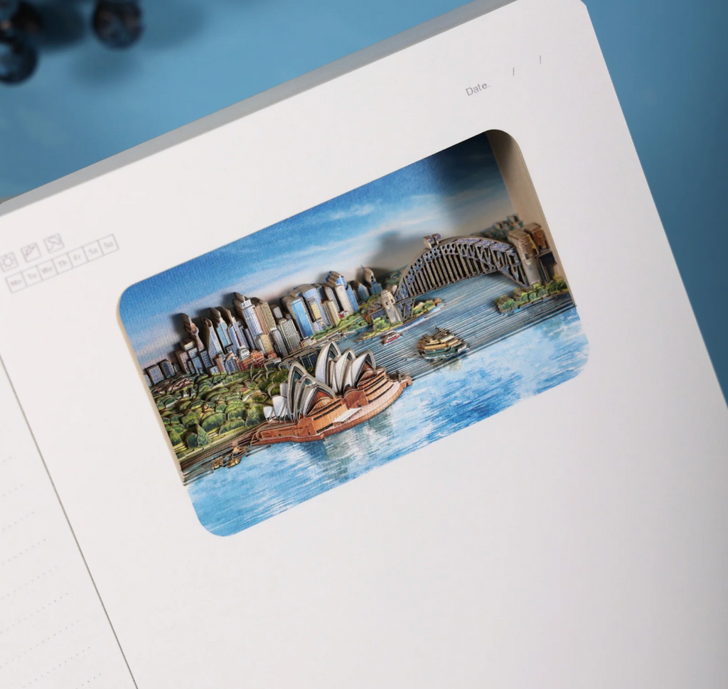 sydney 3D-Notizbuch (analog)