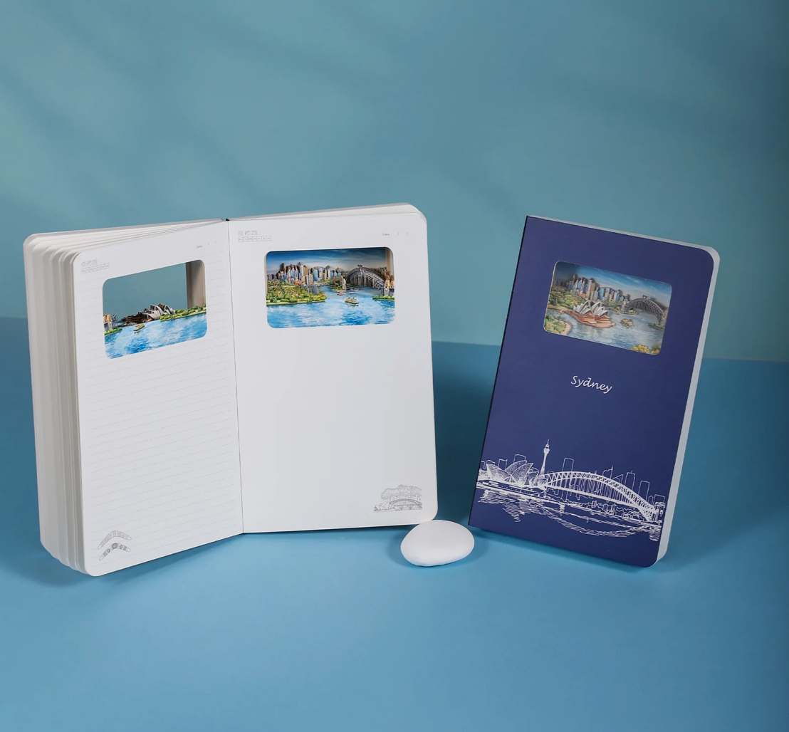 sydney 3D-Notizbuch (analog)