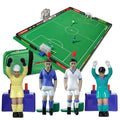 TIPP-KICK Spiel Super Cup Italia Tischfußball-Set - Fußball-Spiel mit extra-großem Spielfeld inkl. Bande, italienischen Top Kickern, Torwarte „Toni“, Toren, Bällen &amp; Halbzeituhr, Geschenkidee für Fans