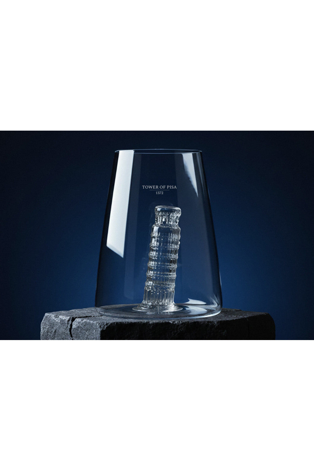 DESIGNGLAS - ICONIC - DER SCHIEFE TURM VON PISA