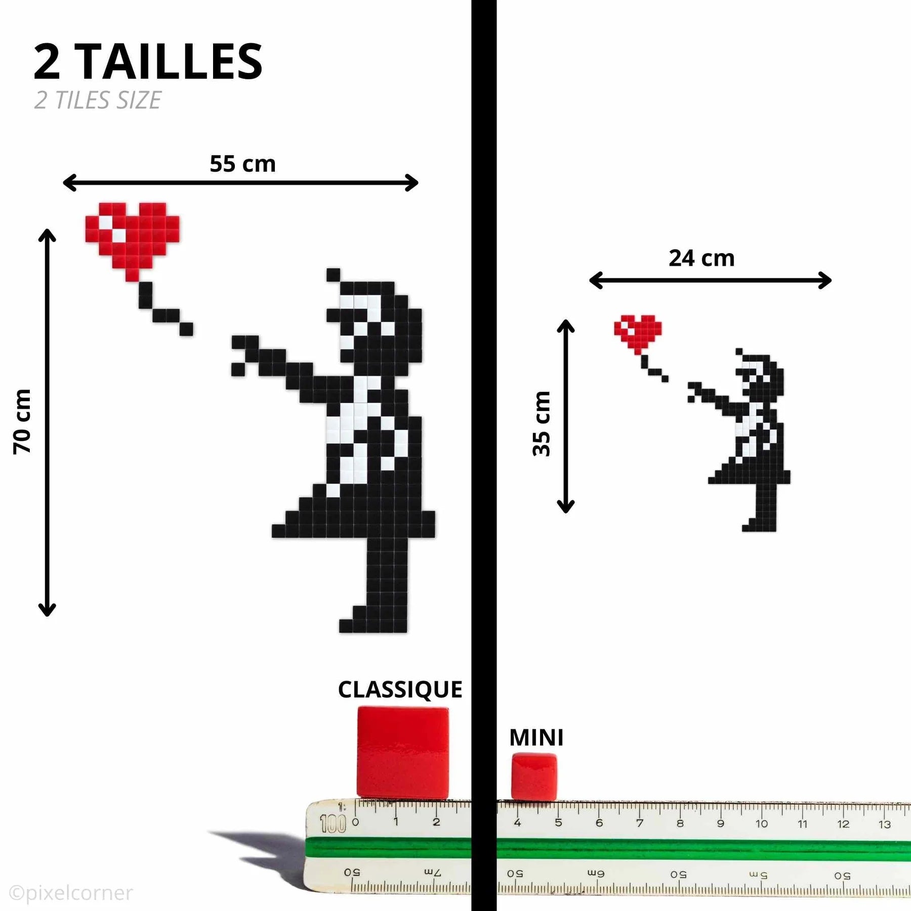 Pixel Art Kit "Big Girl w/o Balloon"