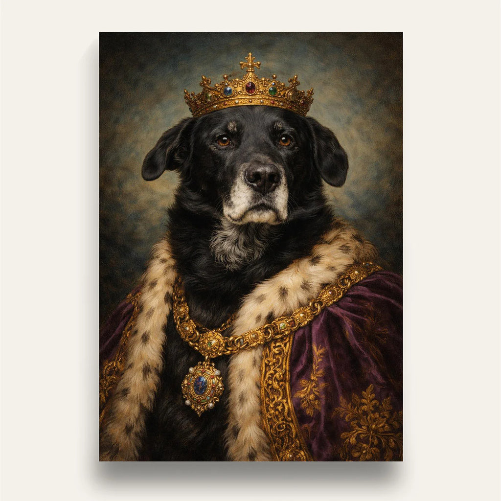 Custom Vintage Pet Portrait