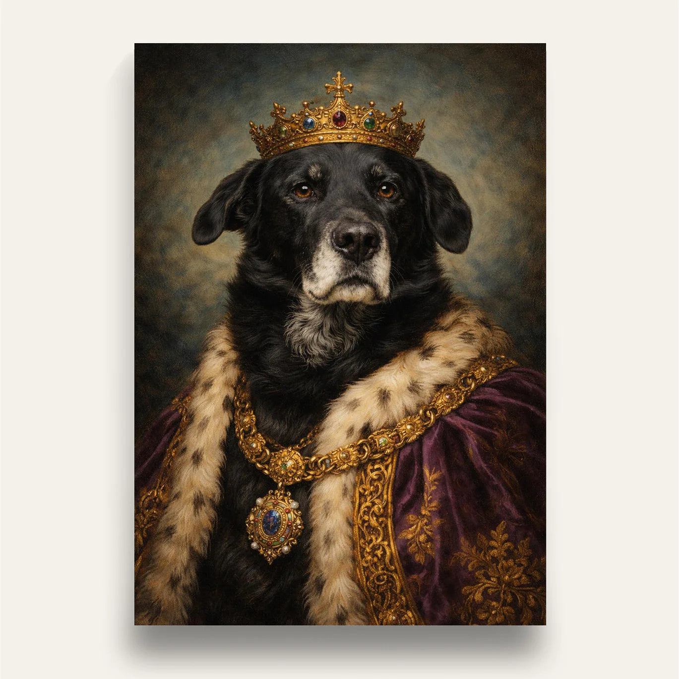 Custom Vintage Pet Portrait
