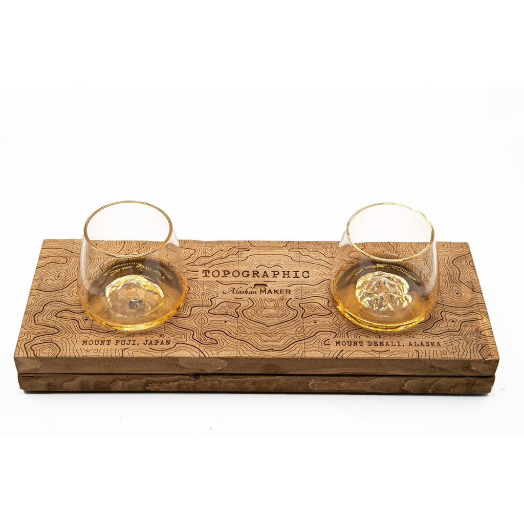 DESIGN WHISKY GLAS - MT FUJI & DENALI