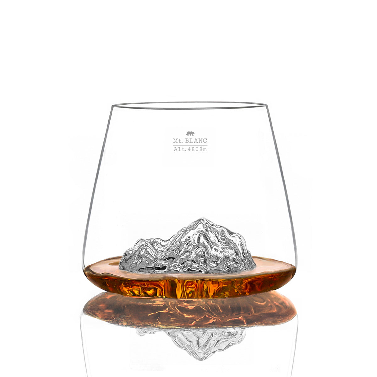 DESIGN WHISKY GLAS - EVERST & MT BLANC