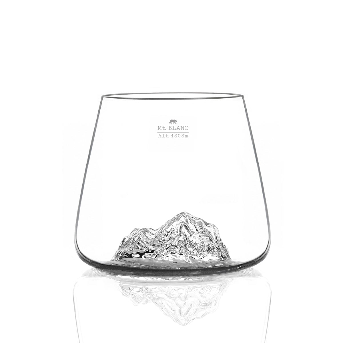 DESIGN WHISKY GLAS - EVERST & MT BLANC