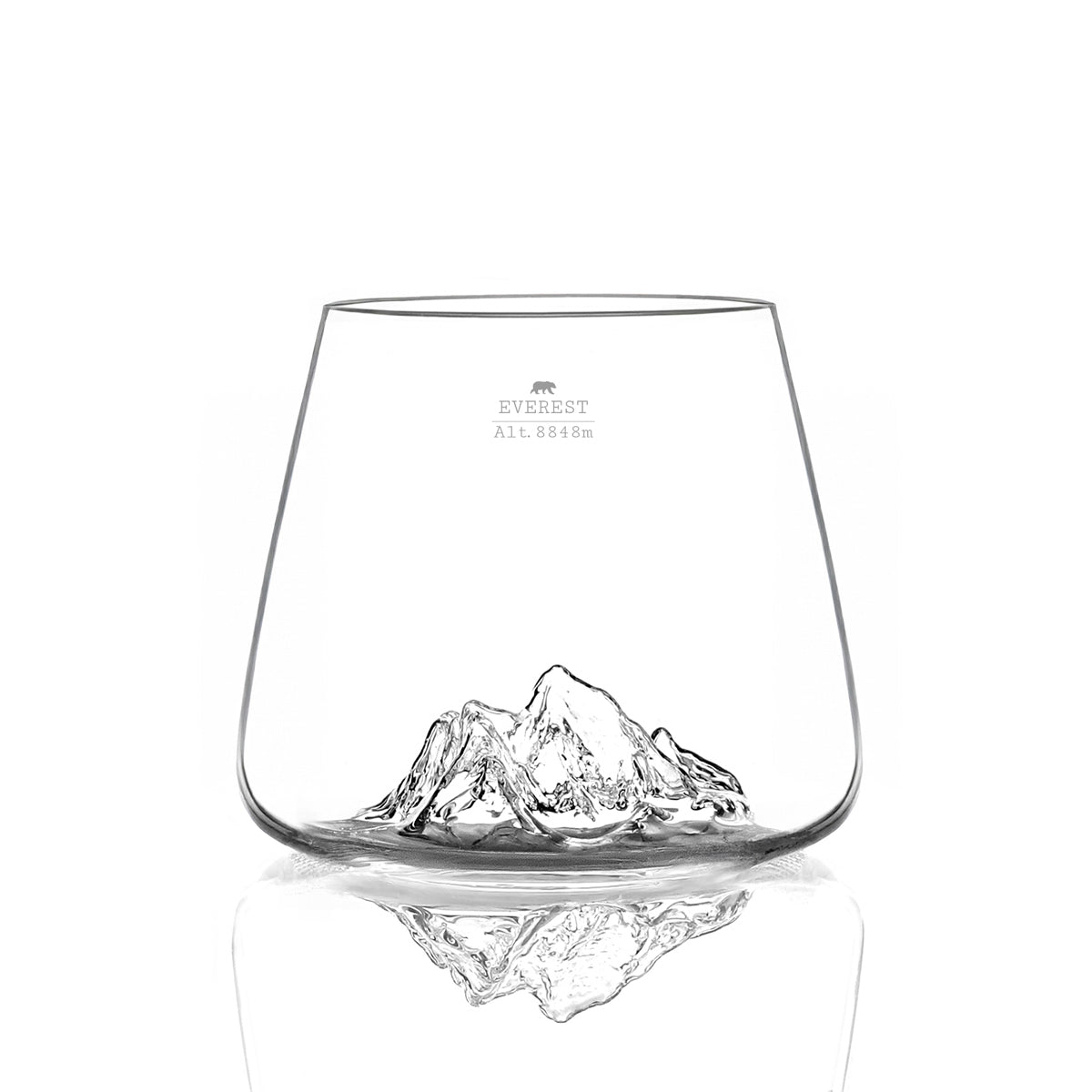 DESIGN WHISKY GLAS - EVERST & MT BLANC