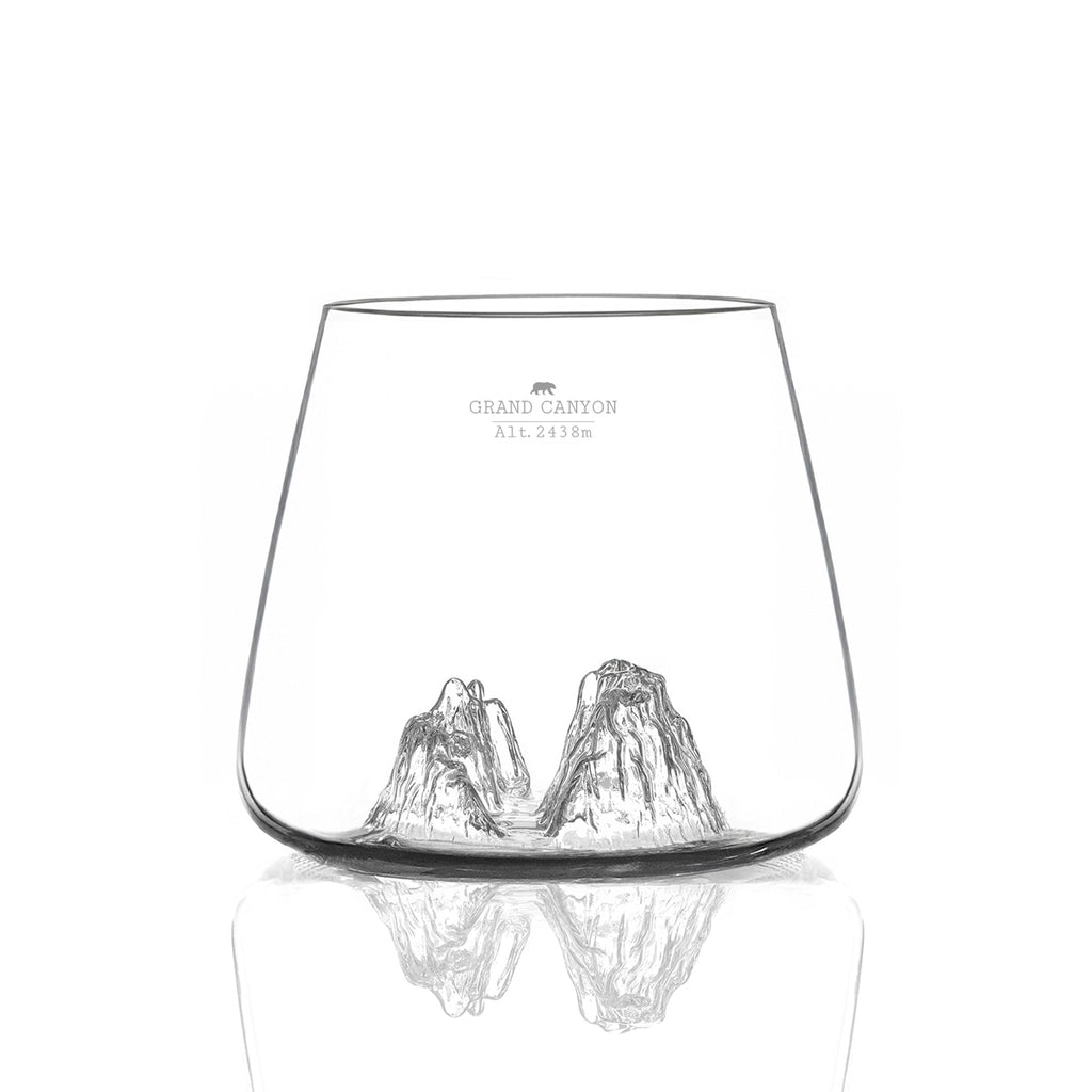 DESIGN WHISKY GLAS - GRAN CANYON & MATTERHORN