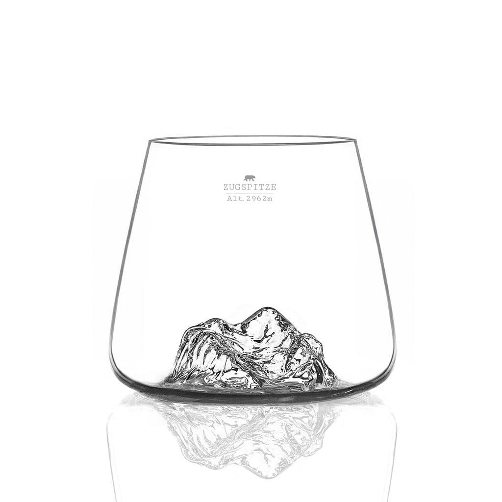 DESIGN WHISKY GLAS - ZUGSPITZE & WATZMANN