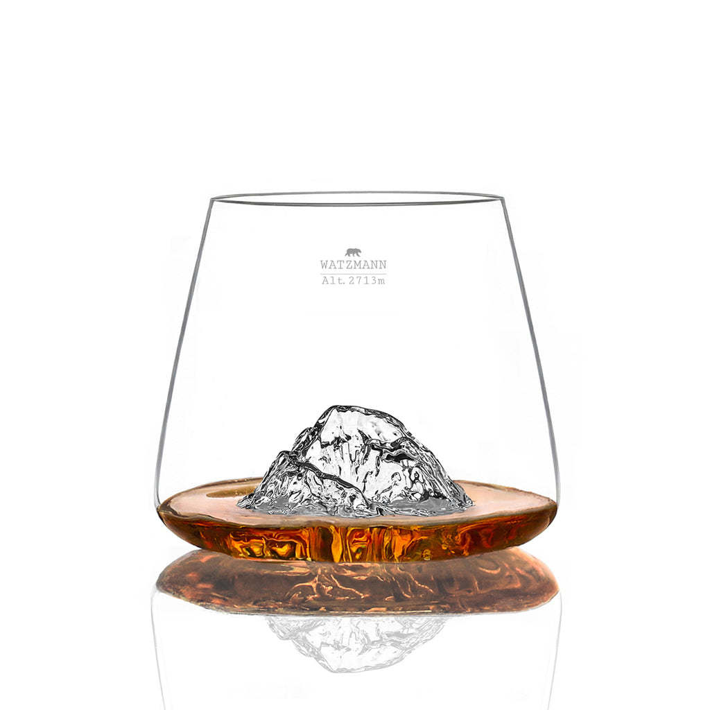 DESIGN WHISKY GLAS - ZUGSPITZE & WATZMANN
