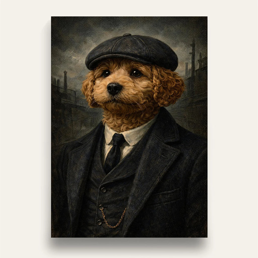 Custom Vintage Pet Portrait