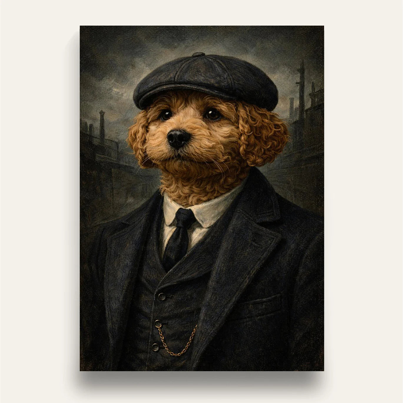 Custom Vintage Pet Portrait