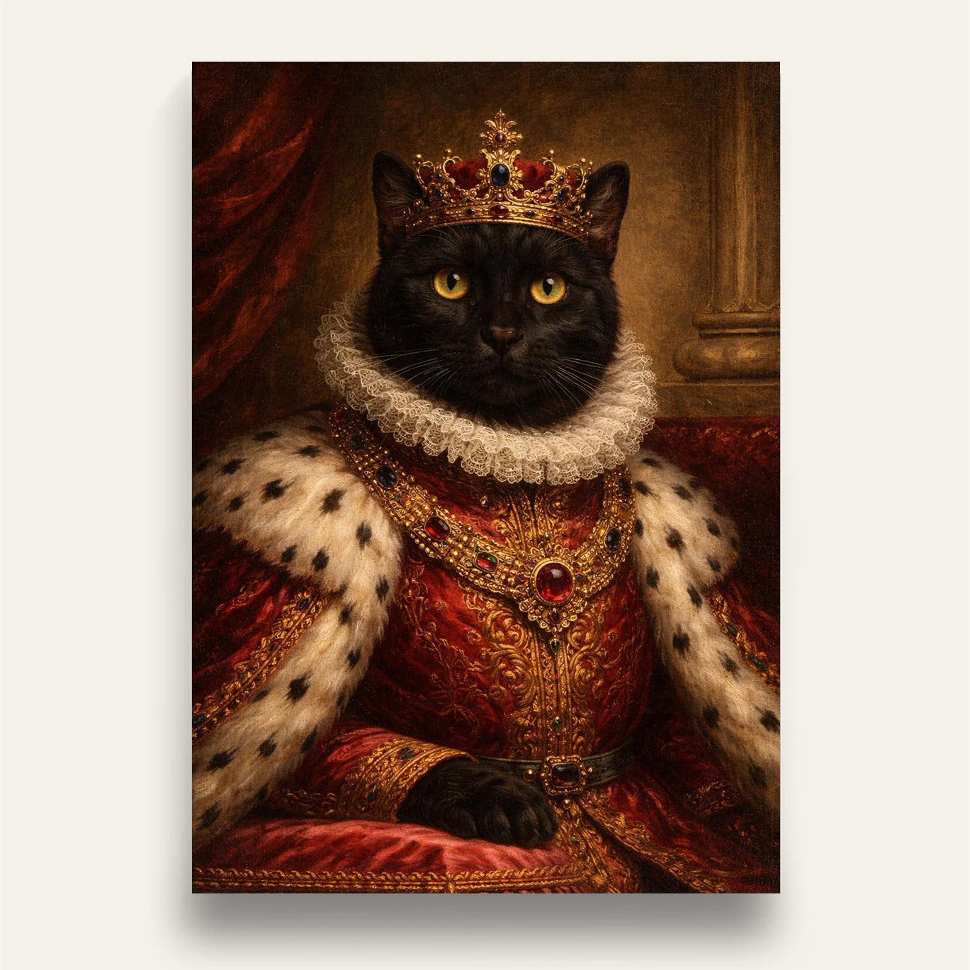 Custom Vintage Pet Portrait